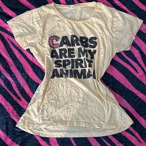 Yellow shirt (carbs are my spirit animal)